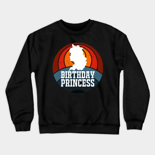 Birthday Princess Crewneck Sweatshirt by busines_night